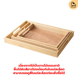 ถาดรองมีที่จับ